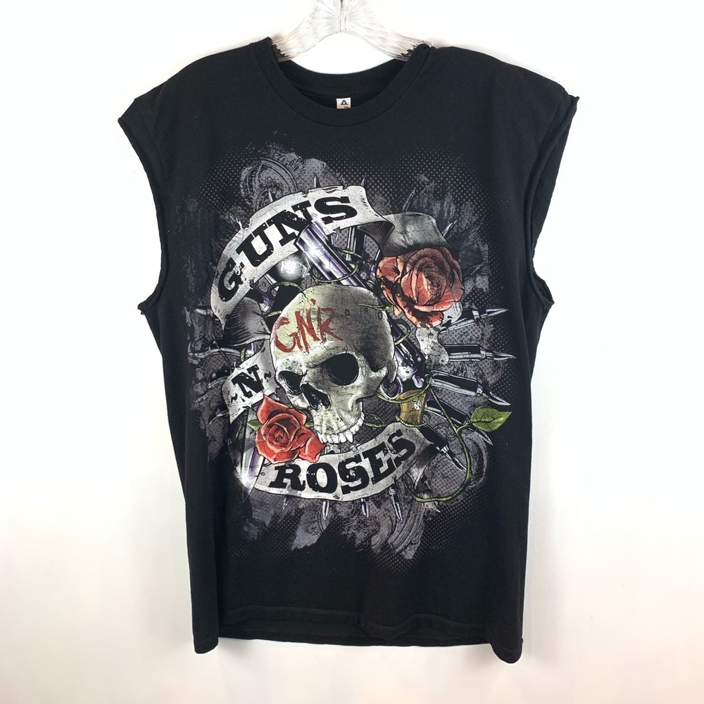 Guns and Roses Band Muscle T-Shirt Size L